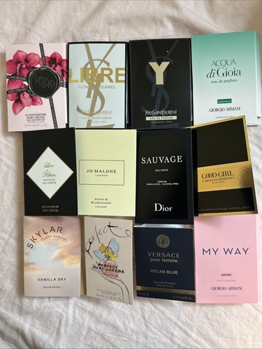 Lot perfume samples vials - 12,