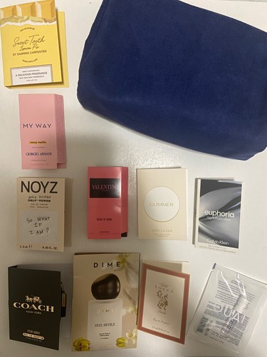 Perfume samples with make - 10,