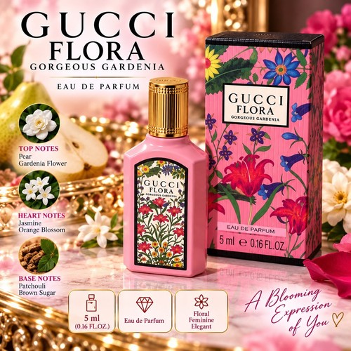 Gucci flora gorgeous gardenia - flora,