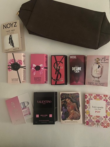 Perfume samples with make - 10,